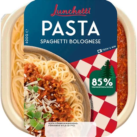 Spaghetti Bolognese 400g Lunchetti Handla mat online från din lokala