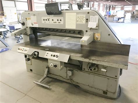 Used Schneider Senator 132 Paper Guillotine Cutter Shear Polar