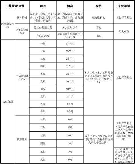 工伤保险待遇word文档在线阅读与下载免费文档