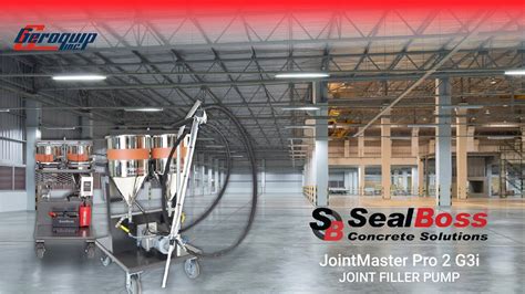 Sealboss Jointmaster Pro G I Joint Filler Pump Youtube