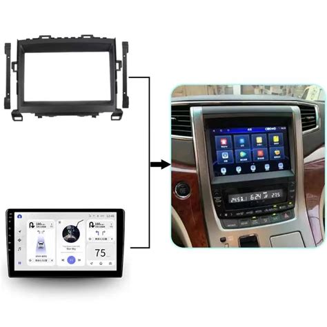 Car Radio Fascia Frame Adapter Canbus Box For Toyota Alphard 20 Series