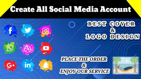 Perfectly Create All Your Social Media Account Setup By Eshanplayz Fiverr