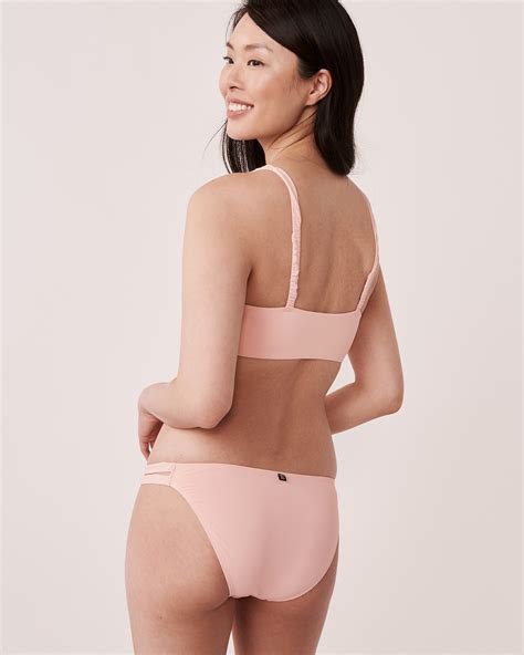 La Vie En Rose SOLID Recycled Fibers Triangle Bikini Top