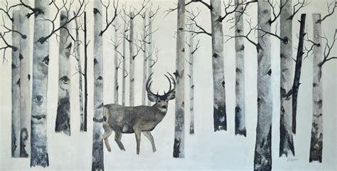 "Winter Aspen Grove" by Terri Robertson | Artwork Archive