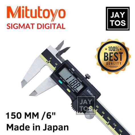 Jual MITUTOYO SIGMAT DIGITAL / JANGKA SORONG DIGITAL 6 150 MM Japan di ...