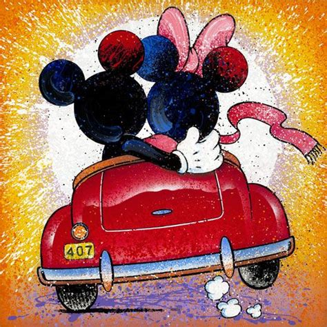 Mickey New Backseat Driver Shop Disney Studio Art Original