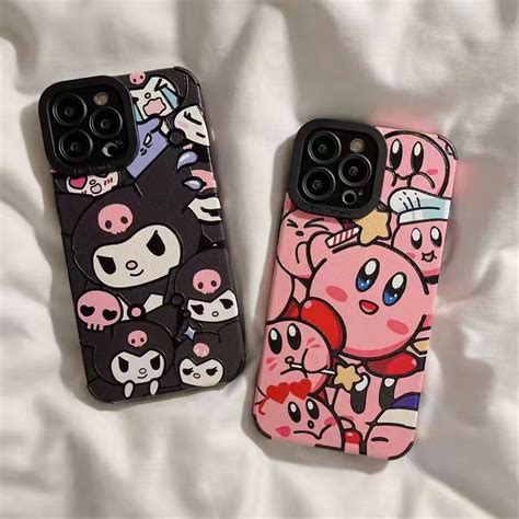 Phù Hợp Ốp Điện Thoại Họa Tiết kuromi star kirby Cho Iphone 13 14