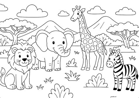 Zebra Zoo Coloring Pages Zebra Coloring Pages: 21 Free Printables For