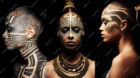 Premium Ai Image Designs Inspired By African Tribal Markings