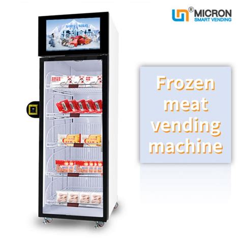 Electric Locked Frozen Smart Fridge Vending Machine With Internet