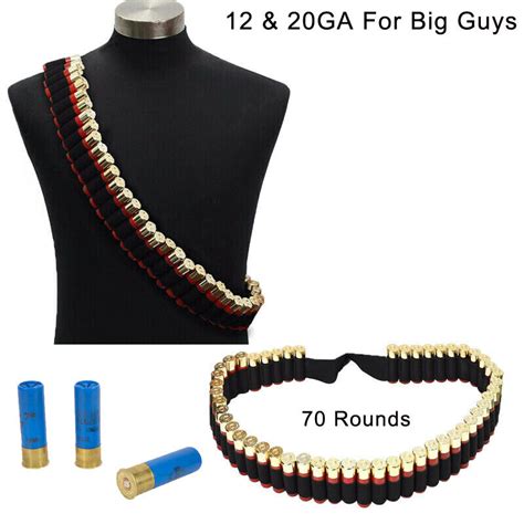 67 Tactical 70 Round Shells 12 20gauge Ga Shotgun Bandolier Ammo Holder Hunting Ebay