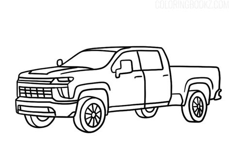 Silverado Coloring Pages