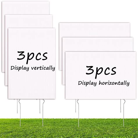 Buy Blank Yard Signs With Stakes Custom Corrugated Plastic Sheet Board