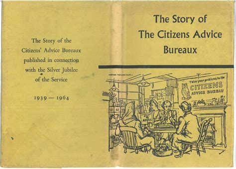 Dust Jacket Of The Story Of The Citizens Advice Bureaux By Margaret