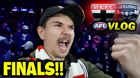 SAINTS HAVE MADE THE FINALS St Kilda Vs Geelong AFL Vlog 2023 YouTube