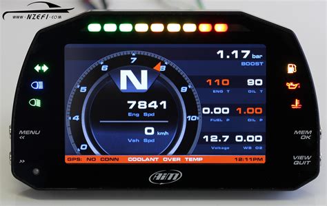 AIM MXS Strada Digital Dash Display - Street Icon Version - NZEFI ...