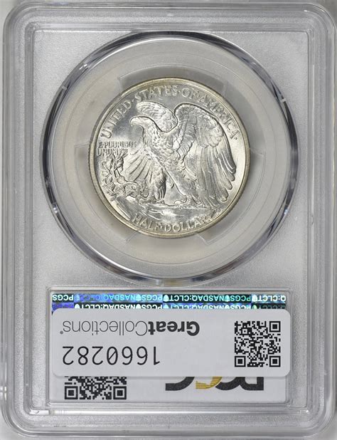 D Walking Liberty Half Dollar Pcgs Ms Item