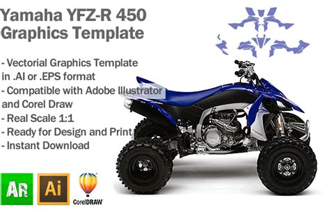 yamaha-yfz-r-450-atv-quad-2009-2014-graphics-template - Artabrian™ - MX ...