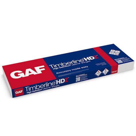 Gaf Timberline Hdz Slate Algae Resistant Architectural Roof Shingles