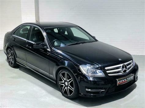 Mercedes Benz C250 Cdi Amg Sport Plus Auto Black 2013 Diesel C Class