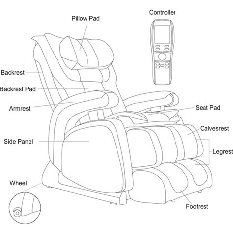 Cozzia Massage Chair 16028 Massage Recliners