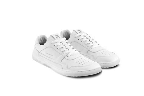 Barefoot Sneakers Barebarics Zing All White Leather Be Lenka