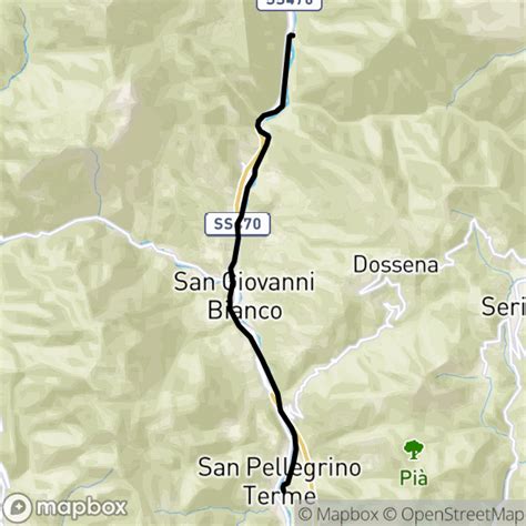 Val Brembana San Pellegrino Bg Scalvino Bg Mappa Percorso