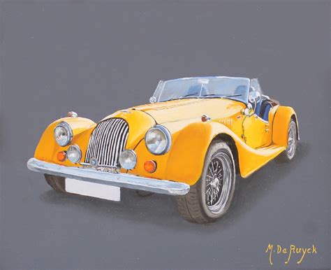 Voiture Ancienne Morgane Peinture Par Michel De Ruyck Artmajeur