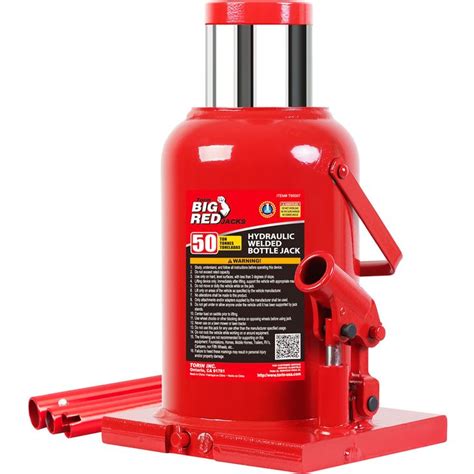 Big Red T Torin Hydraulic Stubby Low Profile Welded Bottle Jack