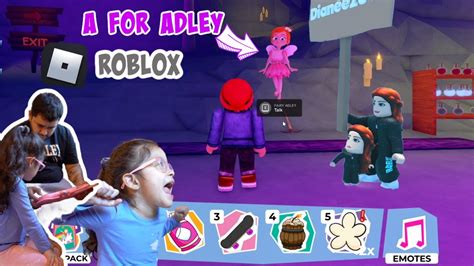 WE PLAY A FOR ADLEY ROBLOX VIDEO GAME YouTube