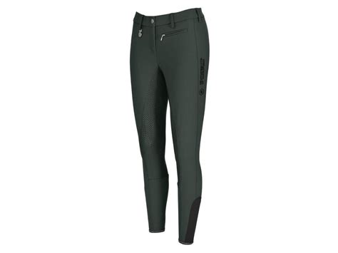 Pikeur Damen Reithose Vollbesatz Grip Lucinda Grip Dark Green