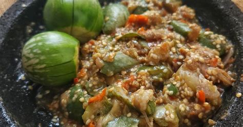 Resep Sambal Terong Lalap Oleh Thea Priestiashanti Cookpad