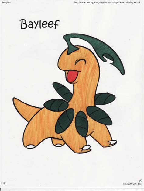 Bayleef By Kittyk2000 On Deviantart