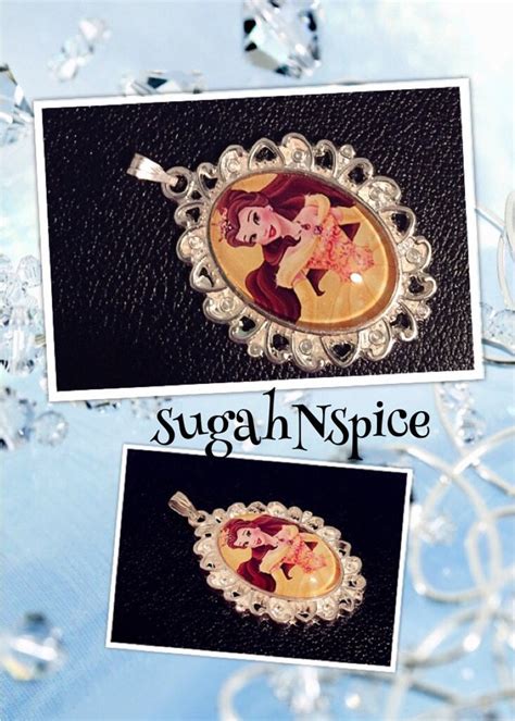 Disney Princess Belle necklace pendant Beauty and the Beast | Etsy