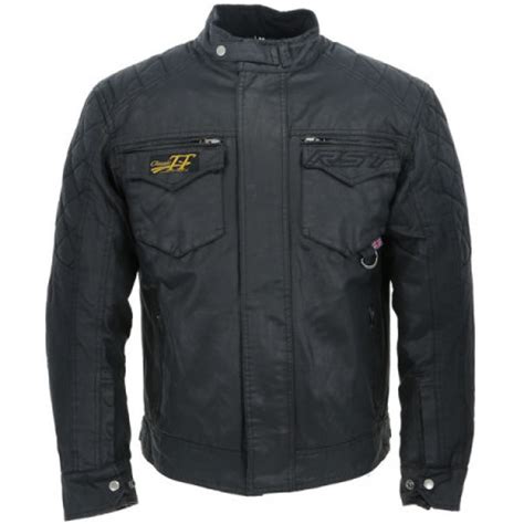 Мотокуртка RST Classic TT Wax Short III CE Mens Textile Jacket Black 50 ...