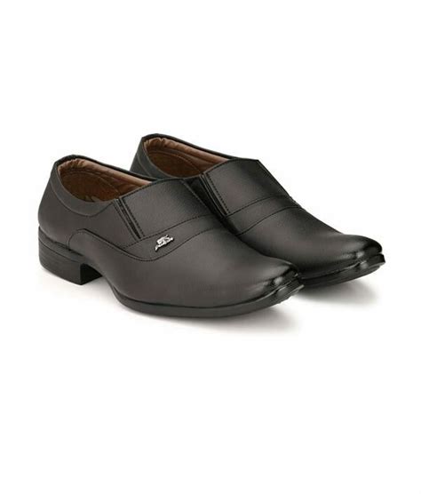 Stylelure Men Black Formal Shoes (Black) - JioMart