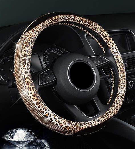 Amazon KAFEEK Elastic Long Microfiber Plush Steering Wheel Cover