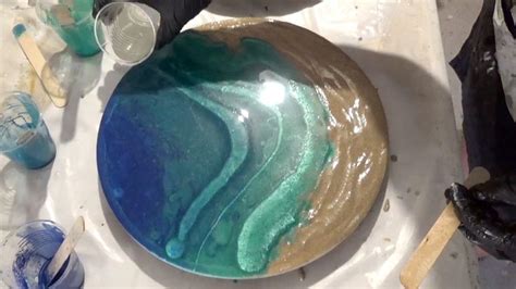 Easy Epoxy Resin Beach Art Using Real Sand Sue Findlay Designs Beach Art Findlay