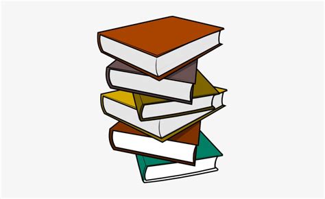 Stack Of Books Clip Art On Pile Of Book Clipart Transparent Png