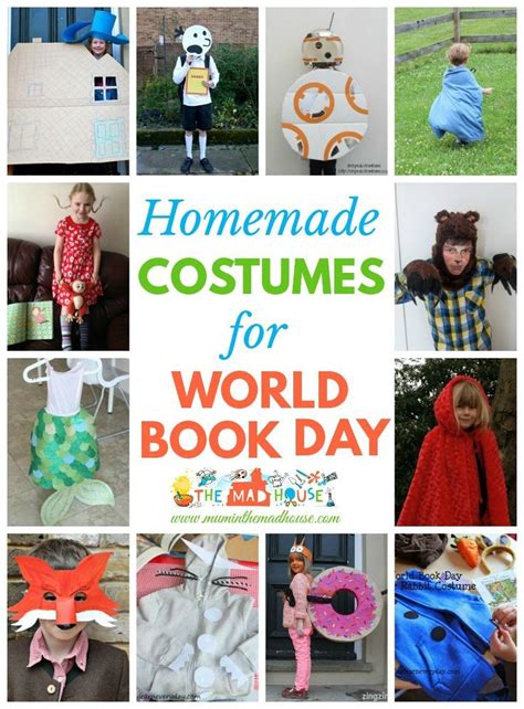 Homemade Costumes For World Book Day Are Featured In This Collage With