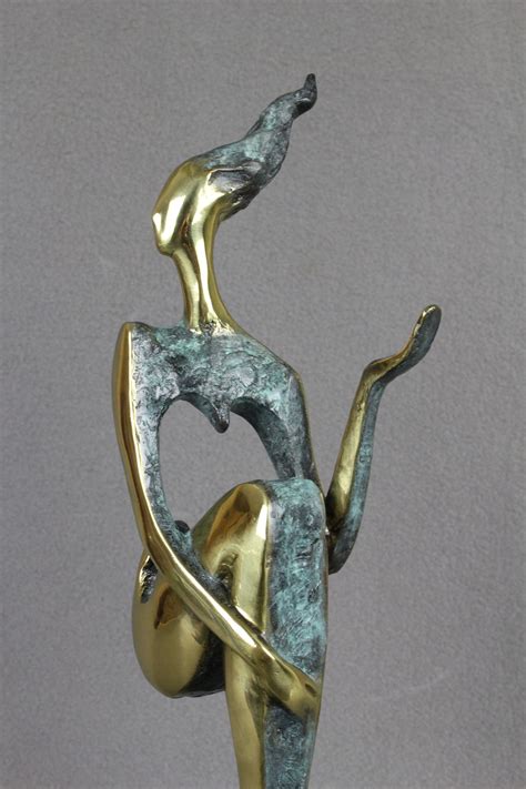 Bronze Modernist Sculpture Abstract Female Nude Figure Modern Etsy