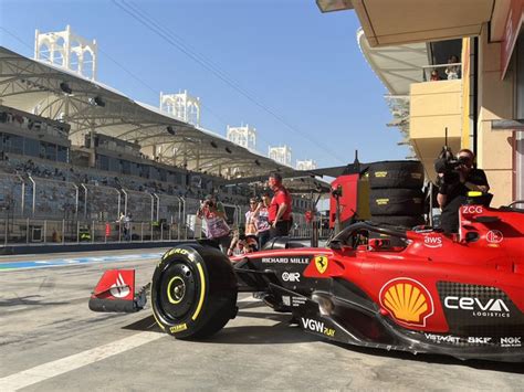 F1 Gp Bahrain 2023 On Board Ferrari Fp1 Carenza Di Carico Al