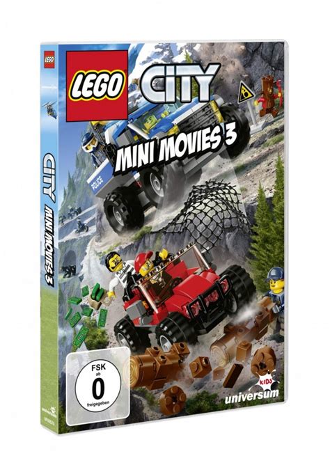 Lego City Mini Movies Dvd 3 Dvd