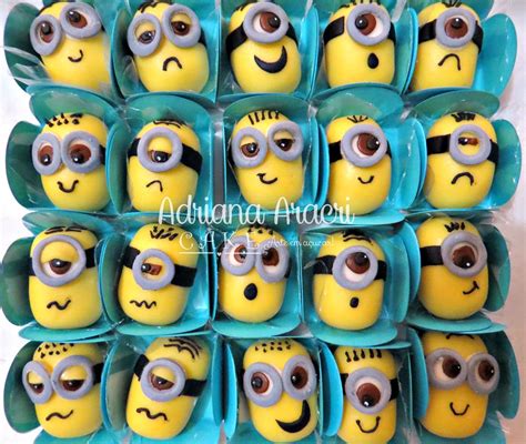 Doces De Leite Ninho Modelado Dos Minions Bolos Decorados