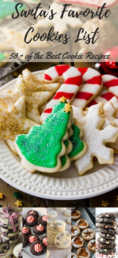 Santas Favorite Cookies List For The Best Cookie Recipes From Scratchsticks To Candy Canes