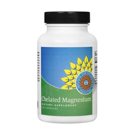 Chelated Magnesium 120 Caps By IPM IPM Supplements