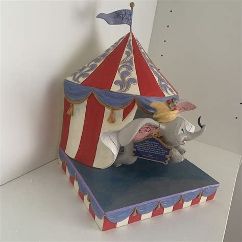 Disney Traditions Over The Big Top Dumbo Figurine Used Ebay