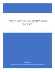 Week Jeremy Docx Human Capital Capacity Building Plan Week