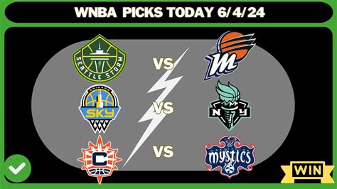 Wnba Picks Today 99 Win Today 6424 Wnba Predictions Today