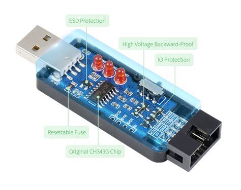 Waveshare Industrial USB TO TTL Converter Original CH343G Onboard